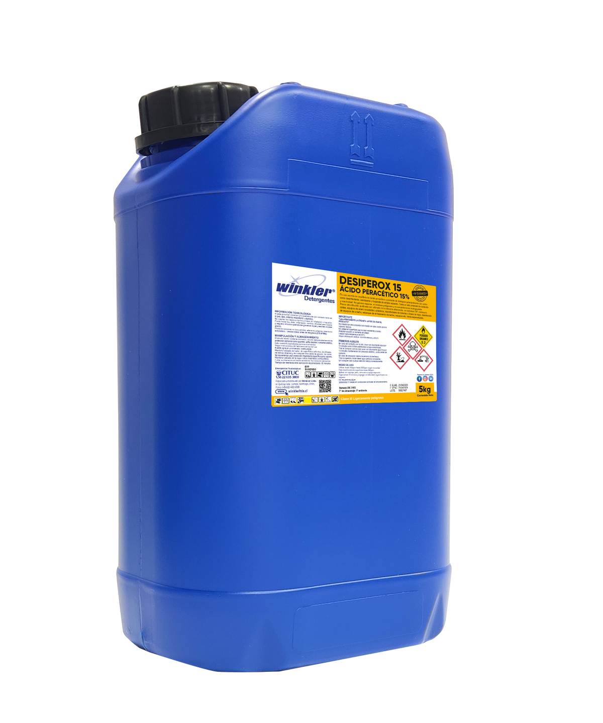 Acido Peracetico Al 15 % Env. 20 Kg. Desiperox-15 