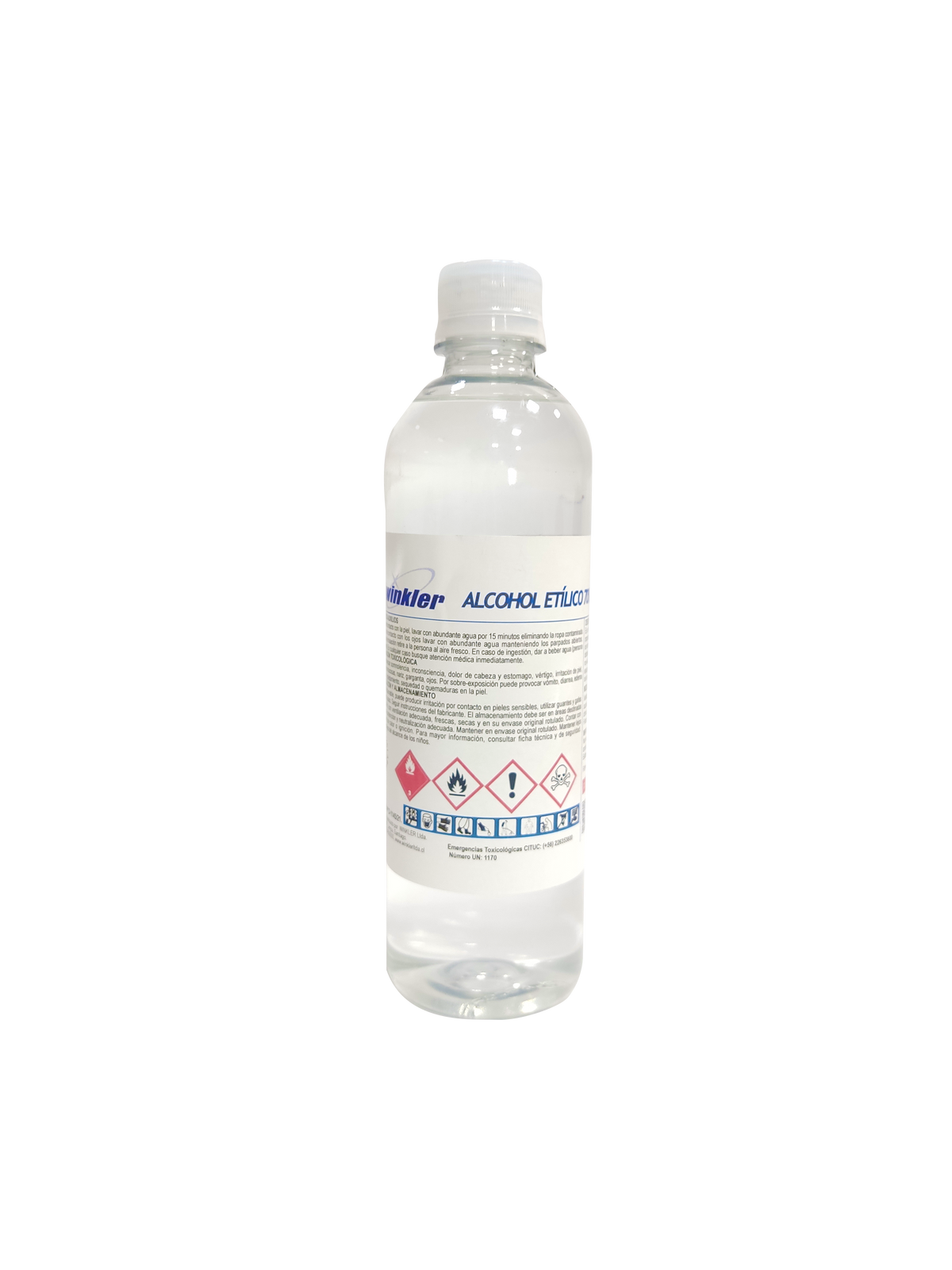 Alcohol Etilico Desnaturalizado Tecnico 70 % Env. 500 Ml