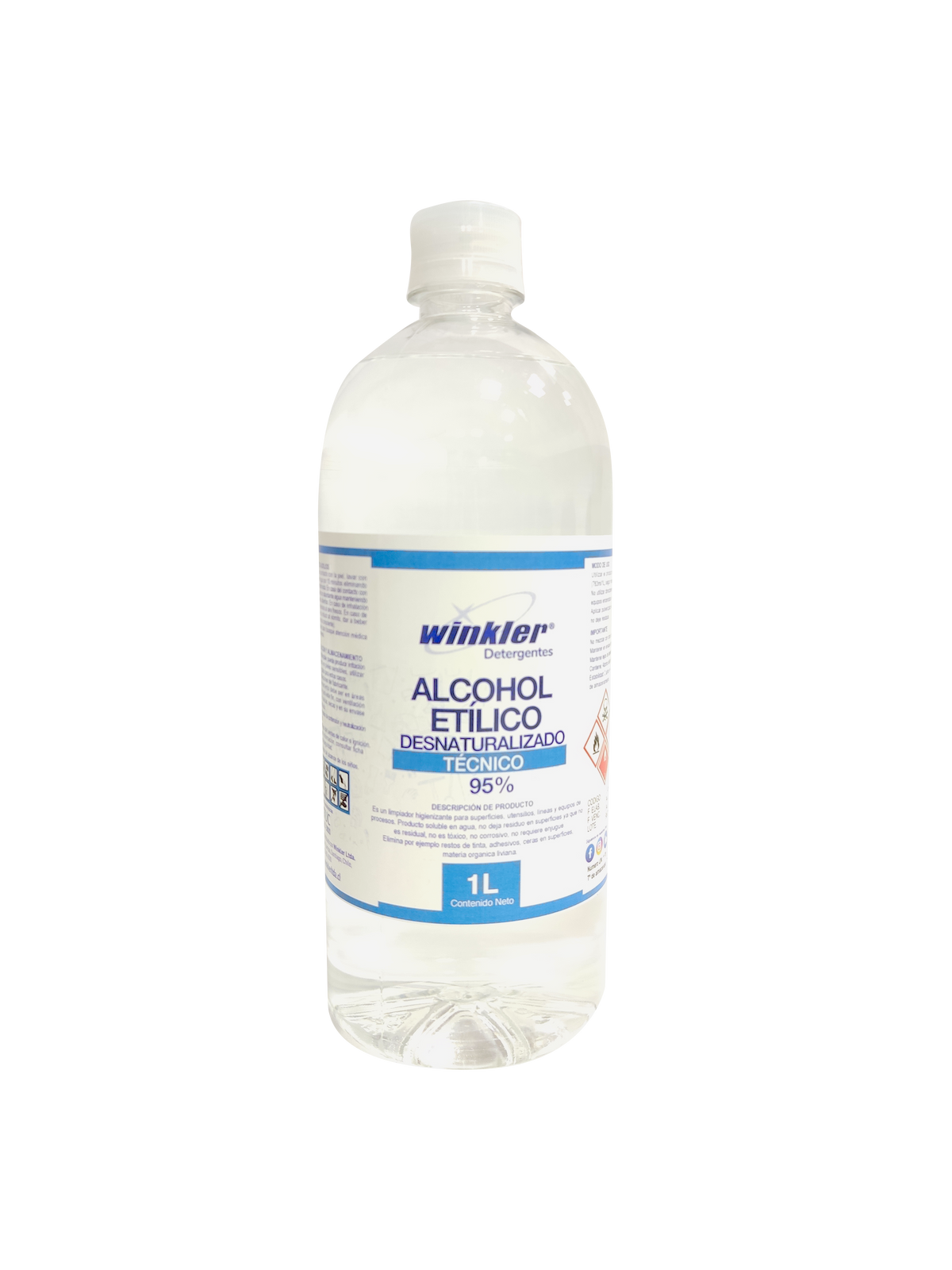 Alcohol Etilico Desnaturalizado Tecnico 95 % Env. 1 L