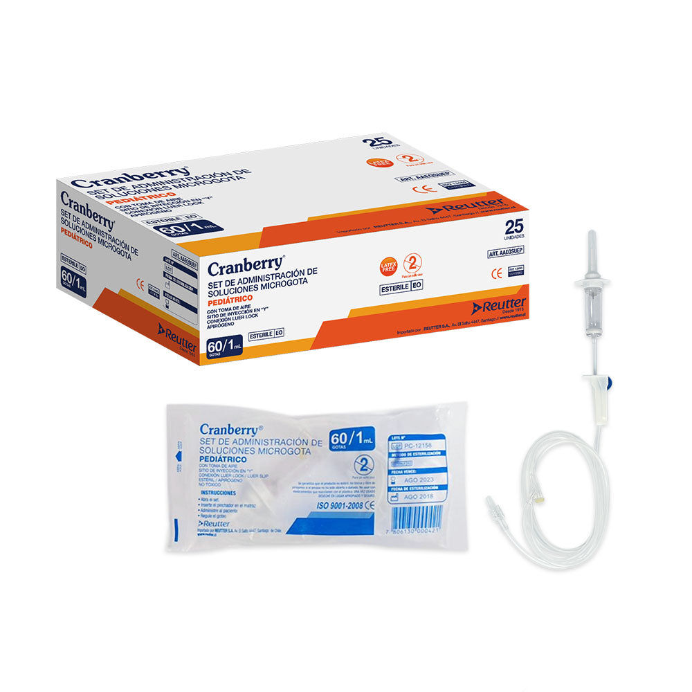 Set Adm. Soluciones Micro 60 G/Ml Caja X 25 Uds