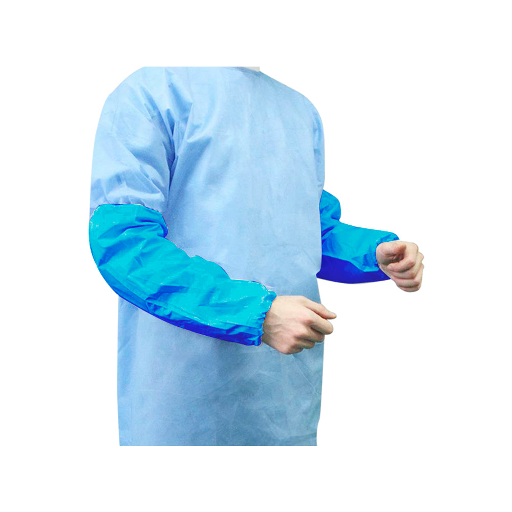Manguilla Plástica Azul Bolsa X 100 Uds