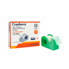 Tela Adhesiva Papel Microp. Bca. 2.5 X 9 Caja X 12 Uds