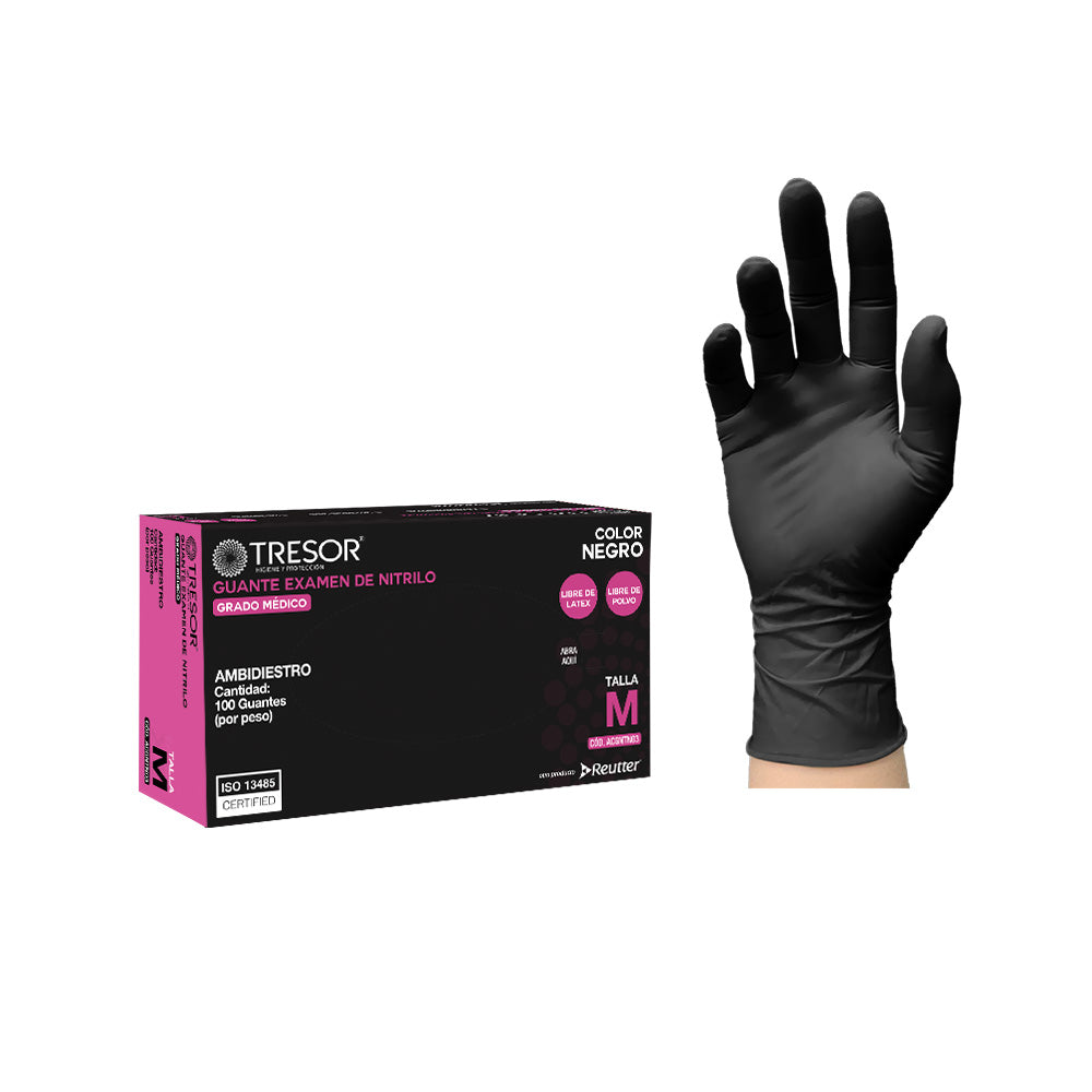 Guante Nitrilo Negro Tresor