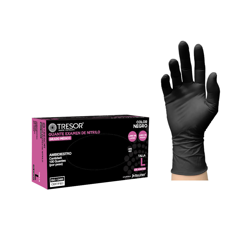 Guante Nitrilo Negro Tresor