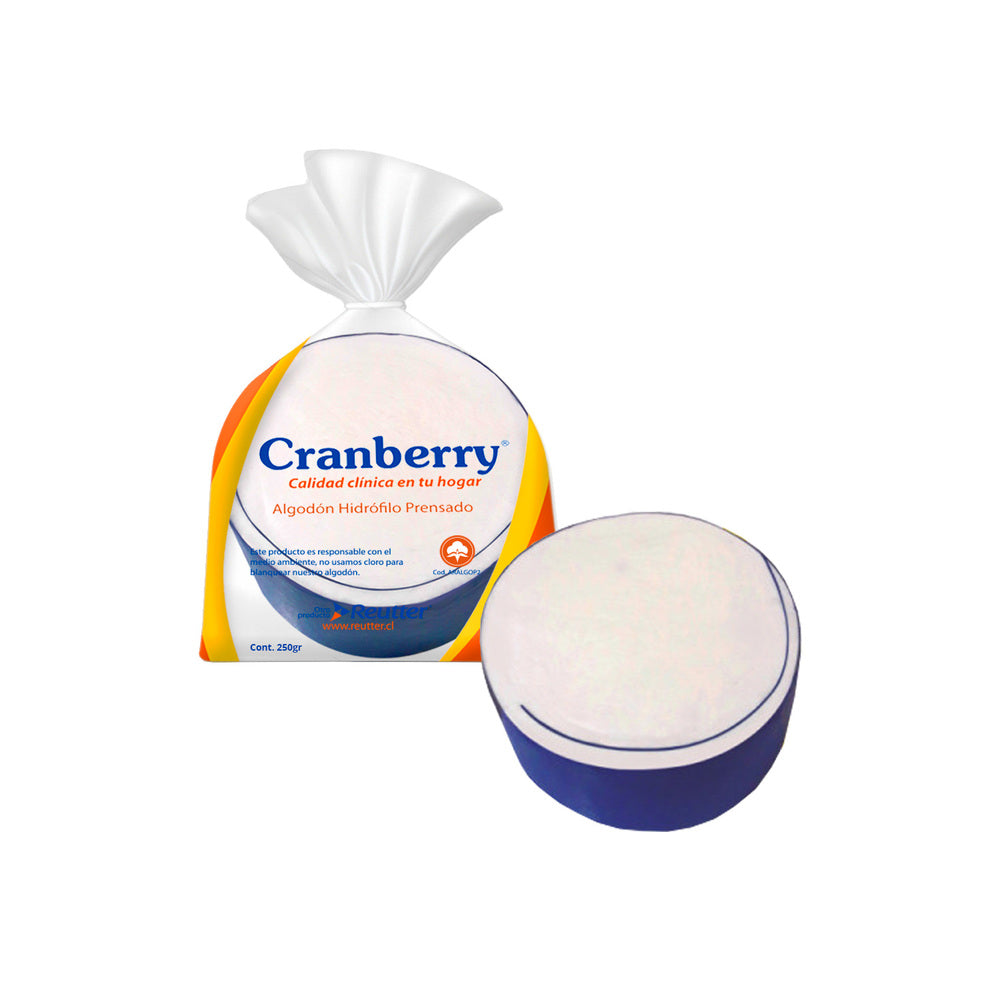 Algodón Hidrofilado Prensado Cramberry 250 G