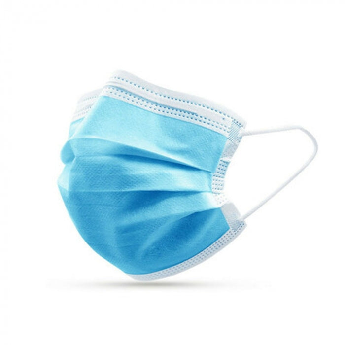 Mascarilla 3 Pliegues Celeste
