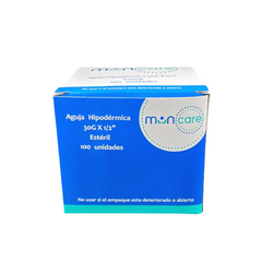 Aguja Hipodermica 30 G X 1/2 Muncare