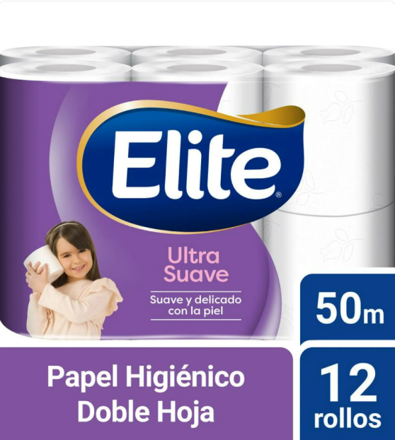 Papel Higienico H/S 4 X 50 M (Bol 12 Paq) Elite