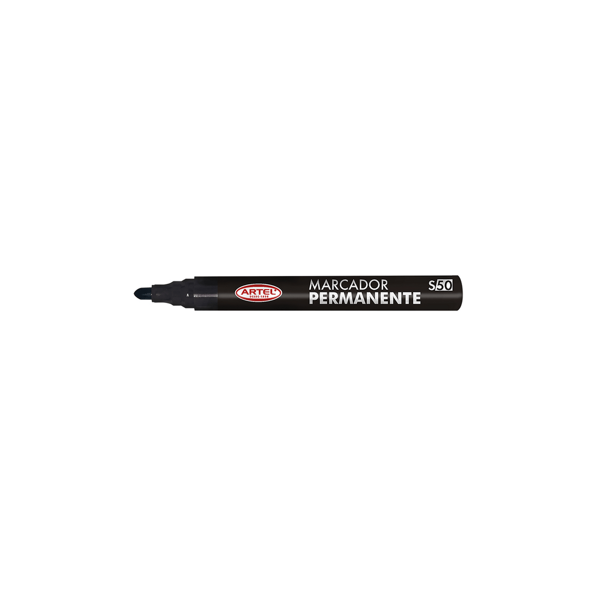 Marcador Permanente Artel Punta Redonda 50 Negro